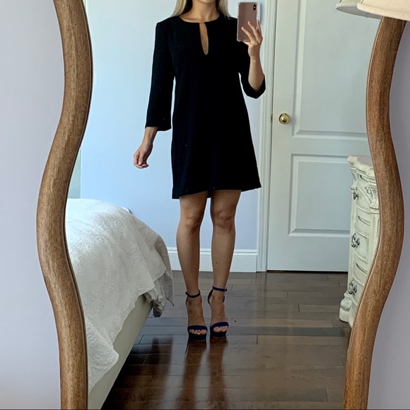 Aritzia T.Babaton Black Peephole Formal Dress - Picture 1 of 8
